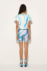 PUCCI Marmo-Print Cotton T-Shirt | Women T-Shirts And Sweatshirts