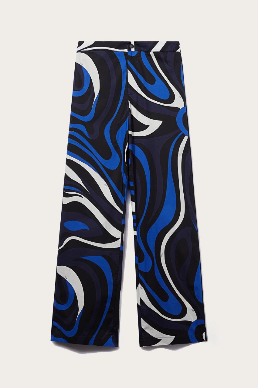 PUCCI Marmo-Print Cotton Trousers | Men Ready To Wear