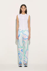 PUCCI Marmo-Print Cotton Trousers | Women Pants And Shorts