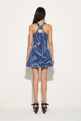 PUCCI Marmo-Print Denim Dress | Women Dresses
