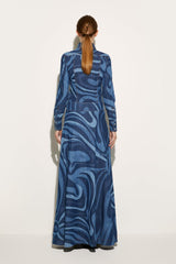 PUCCI Marmo-Print Denim Skirt | Women Skirts