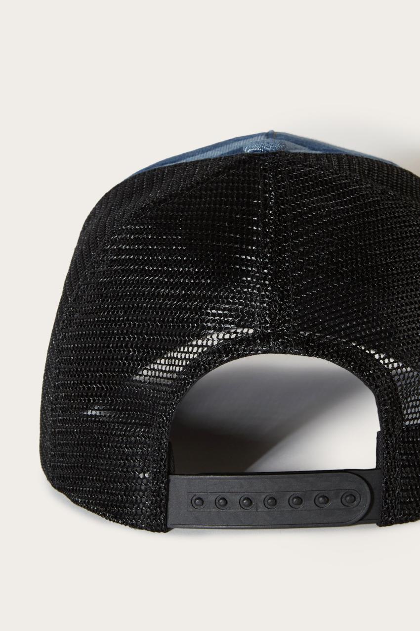 PUCCI Marmo-Print Denim Trucker Hat | Women Hats And Hair Accessories