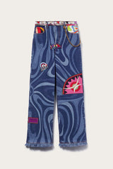 PUCCI Marmo-Print Embellished Jeans | Women Denim