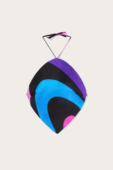 PUCCI Marmo-Print Halterneck Top | Women Tops And Shirts