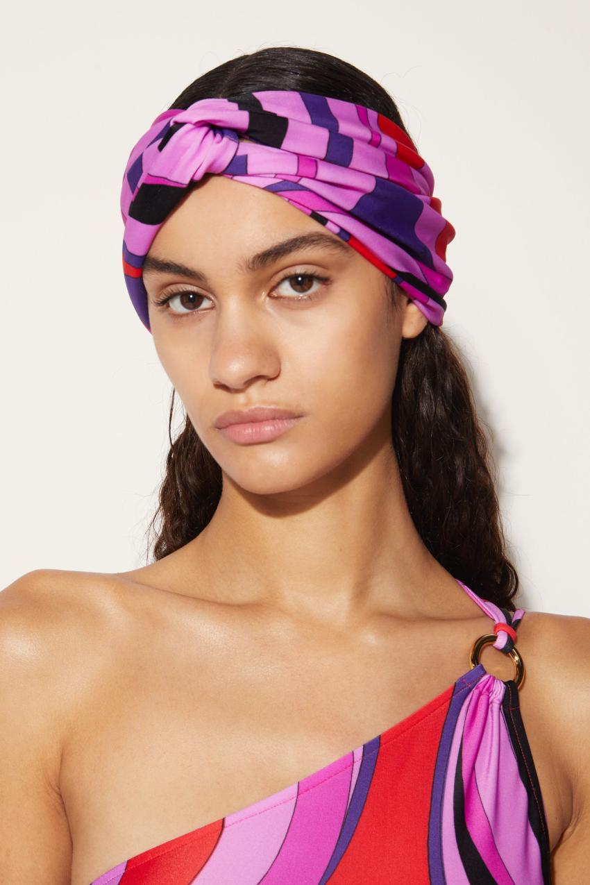 PUCCI Marmo-Print Headband | Women Hats And Hair Accessories