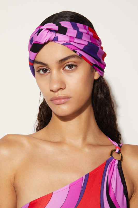 PUCCI Marmo-Print Headband | Women Hats And Hair Accessories