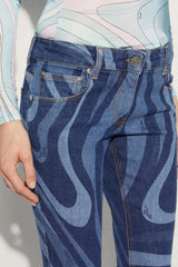 PUCCI Marmo-Print Jeans | Women Pants And Shorts