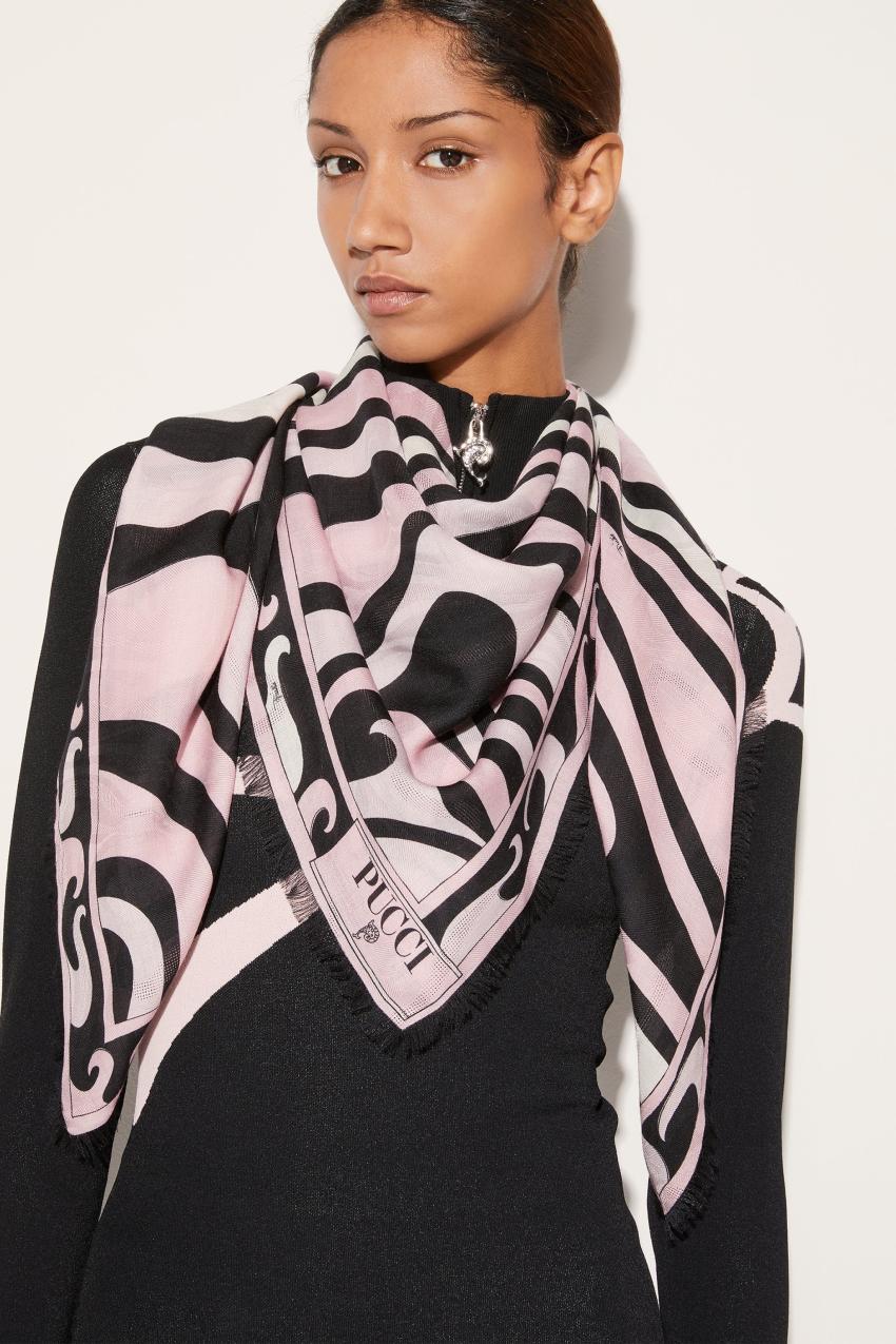 PUCCI Marmo-Print Large Scarf | Women Silks
