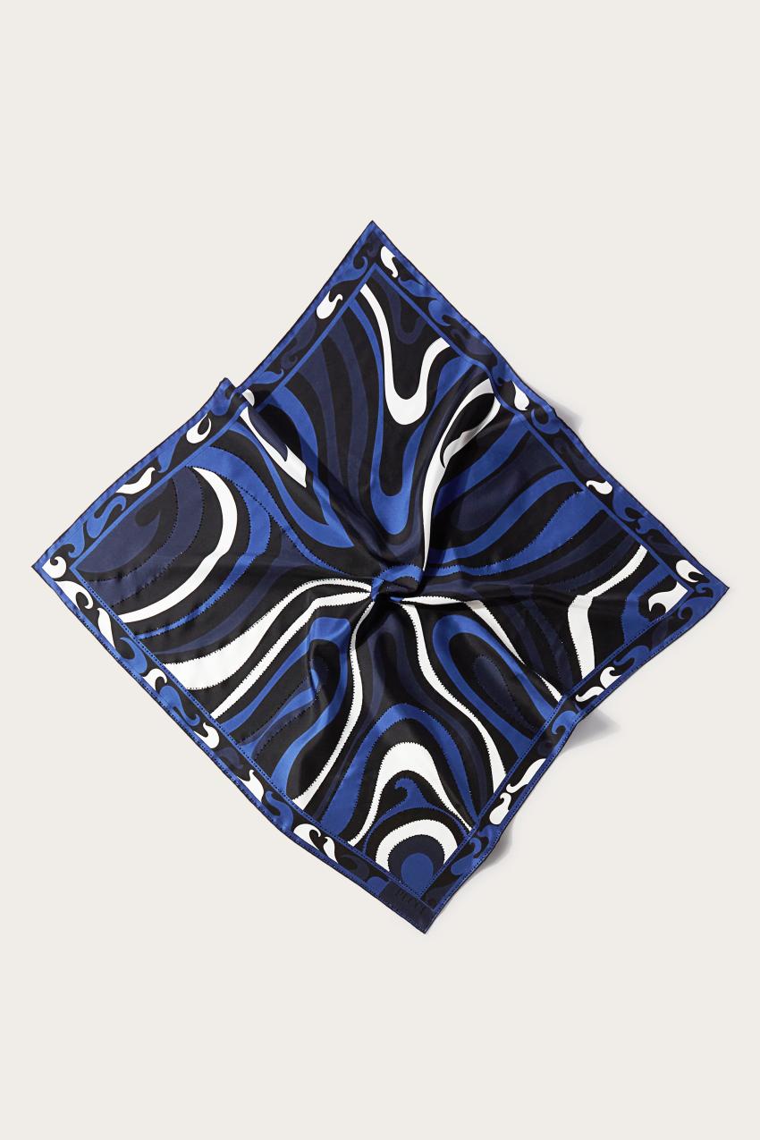 PUCCI Marmo-Print Large Silk-Twill Carré | Women Silks