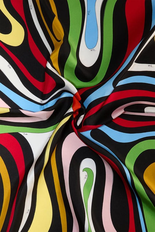 PUCCI Marmo-Print Large Silk-Twill Carré | Women Silks