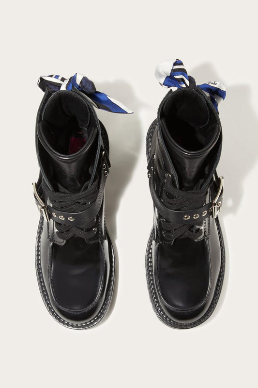 PUCCI Marmo-Print Leather Boots | Women Shoes