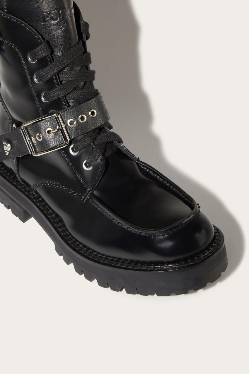 PUCCI Marmo-Print Leather Boots | Women Shoes