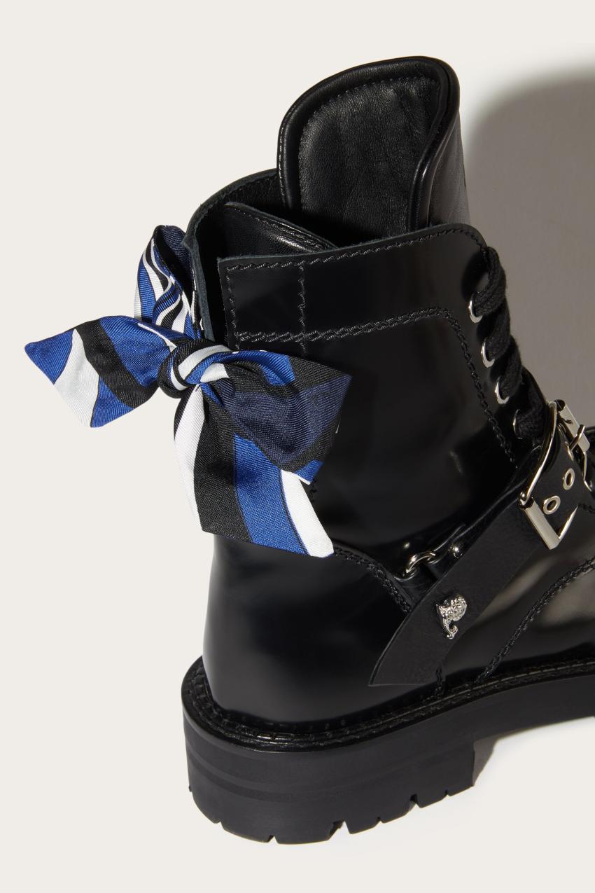 PUCCI Marmo-Print Leather Boots | Women Shoes