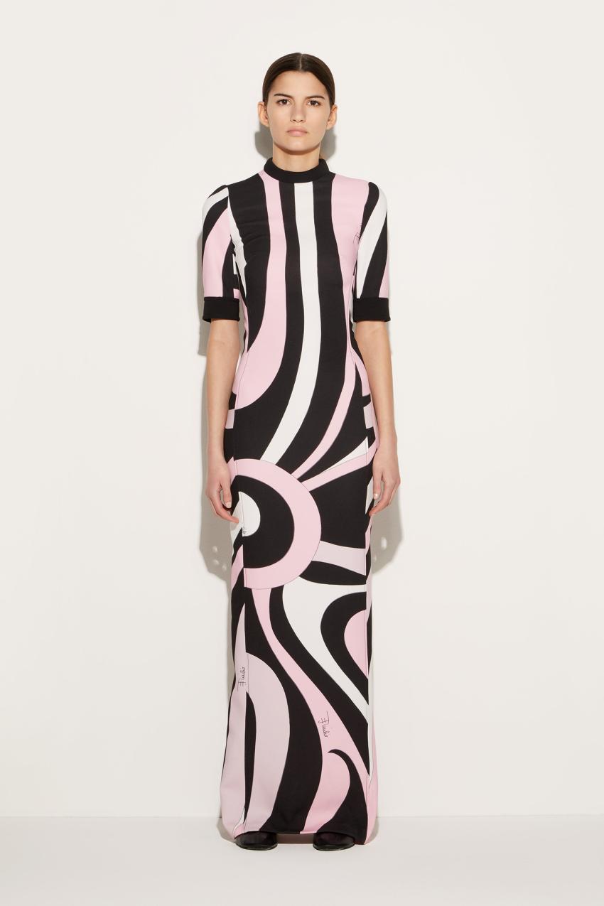 PUCCI Marmo-Print Long Dress | Women Dresses