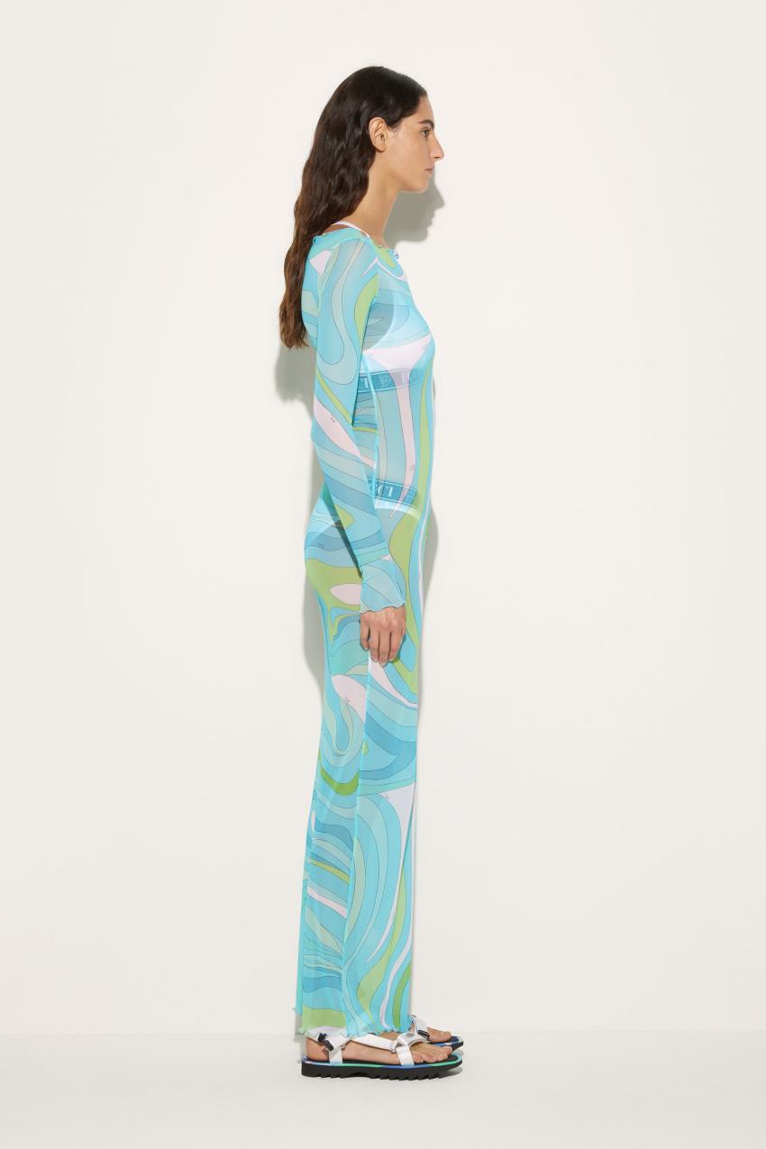 PUCCI Marmo-Print Long Dress | Women Dresses