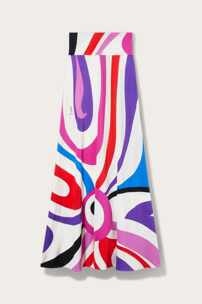 PUCCI Marmo-Print Long Skirt | Women Skirts