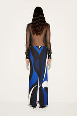 PUCCI Marmo-Print Long Skirt | Women Skirts