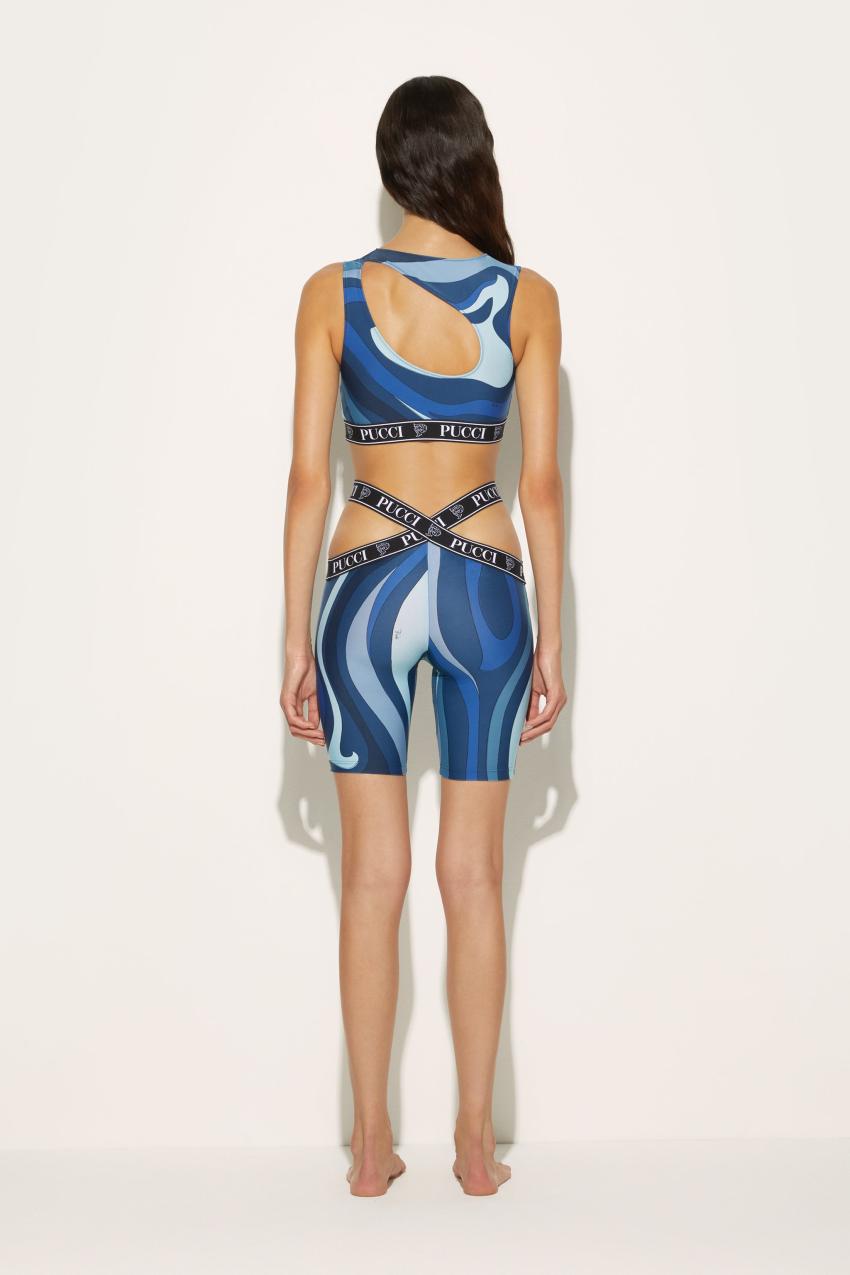 PUCCI Marmo-Print Shorts | Women Athleisure