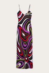 PUCCI Marmo-Print Silk Dress | Women Dresses
