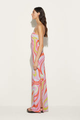 PUCCI Marmo-Print Silk Dress | Women Dresses