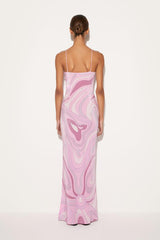 PUCCI Marmo-Print Silk Dress | Women Dresses