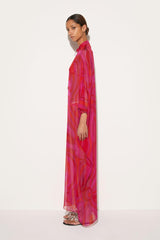 PUCCI Marmo-Print Silk Kaftan | Women Kaftans
