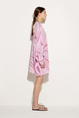 PUCCI Marmo-Print Silk Kaftan | Women Kaftans