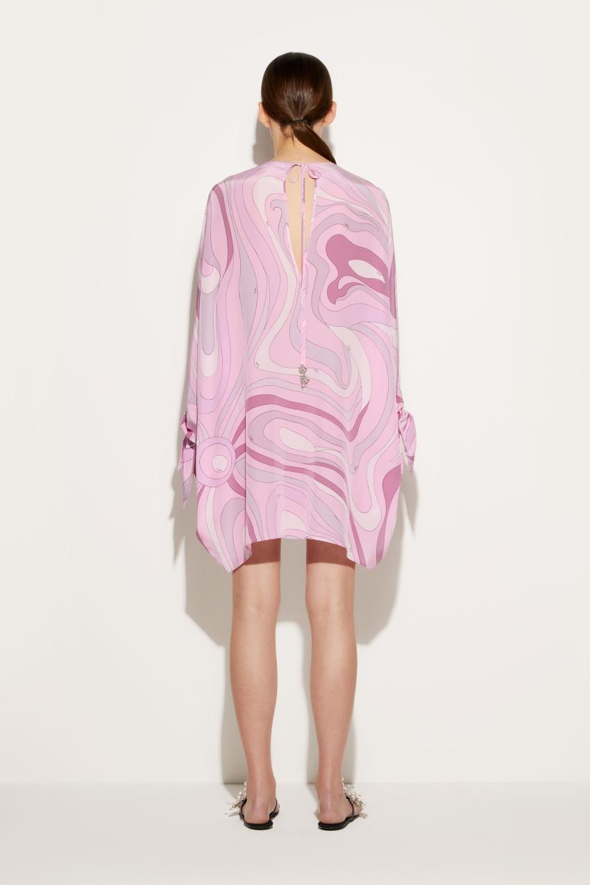 PUCCI Marmo-Print Silk Kaftan | Women Kaftans