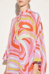 PUCCI Marmo-Print Silk Kaftan | Women Kaftans