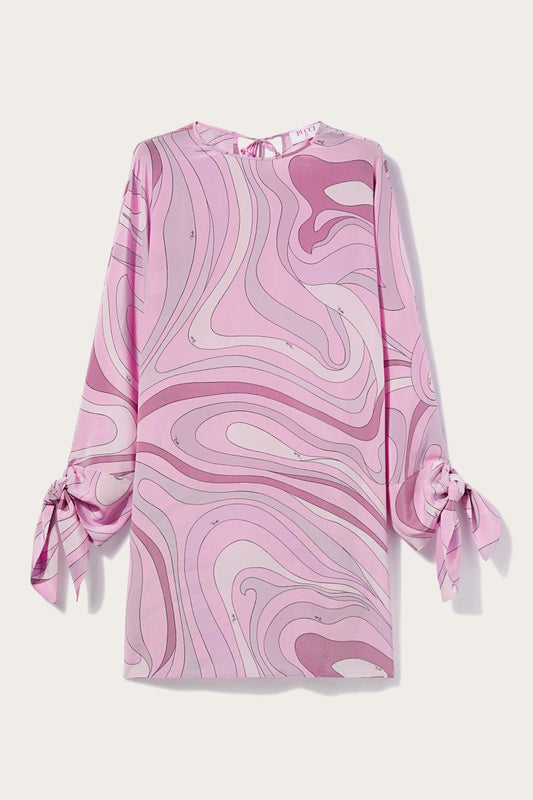 PUCCI Marmo-Print Silk Kaftan | Women Kaftans