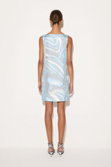 PUCCI Marmo-Print Silk-Twill Dress | Women Dresses