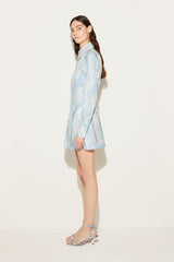 PUCCI Marmo-Print Silk-Twill Shirt | Women Tops And Shirts