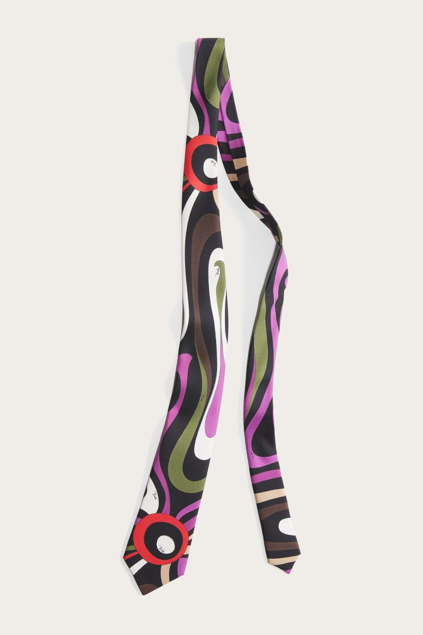 PUCCI Marmo-Print Silk-Twill Tie | Men Ready To Wear