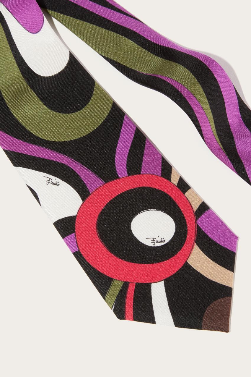 PUCCI Marmo-Print Silk-Twill Tie | Men Ready To Wear