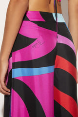 PUCCI Marmo-Print Silk-Twill Trousers | Women Pants And Shorts