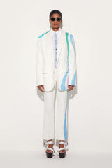 PUCCI Marmo-Print Single-Breasted Blazer | Women Jackets