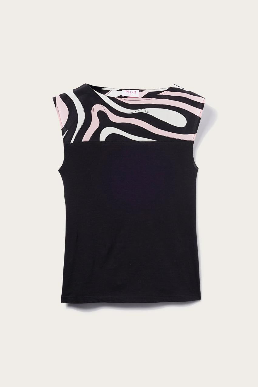 PUCCI Marmo-Print T-Shirt | Women T-Shirts And Sweatshirts
