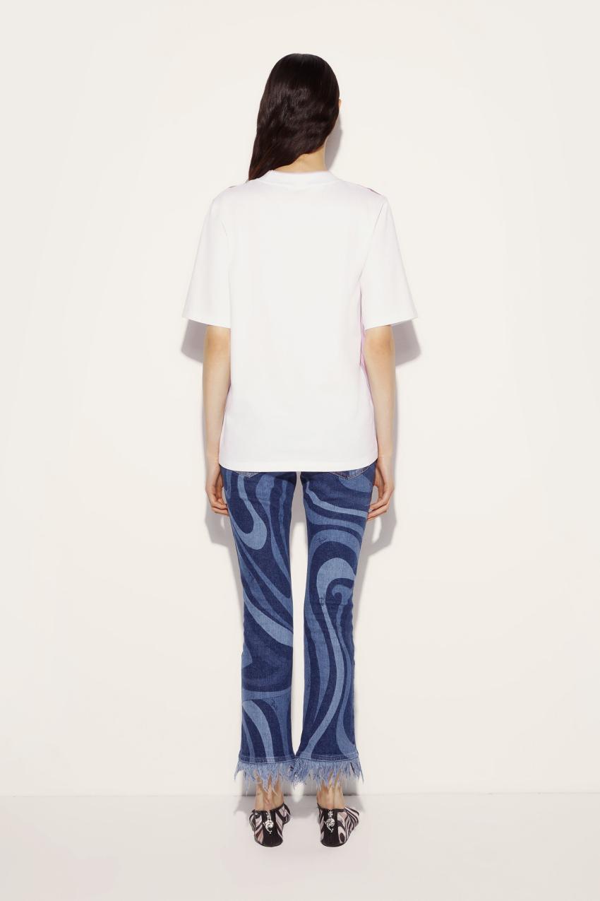PUCCI Marmo-Print T-Shirt | Women T-Shirts And Sweatshirts
