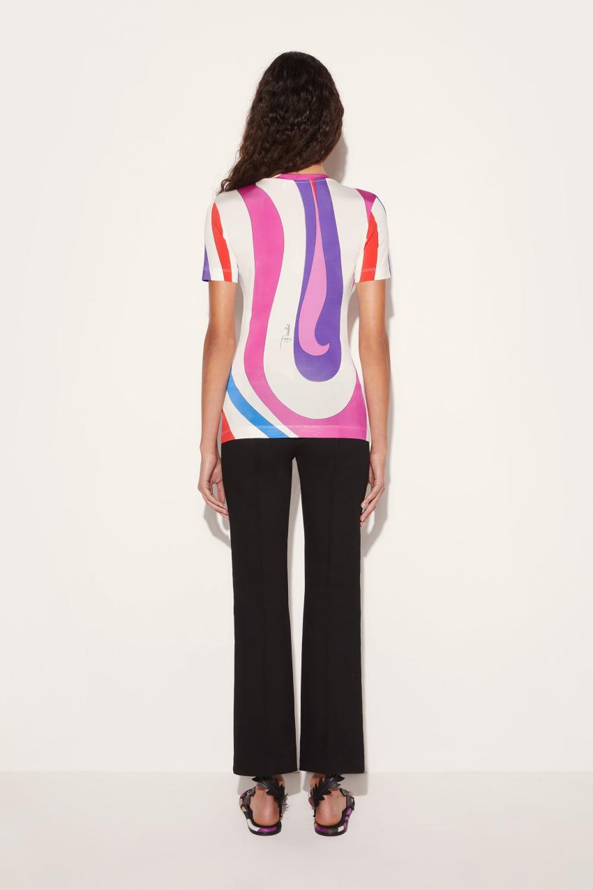 PUCCI Marmo-Print T-Shirt | Women T-Shirts And Sweatshirts