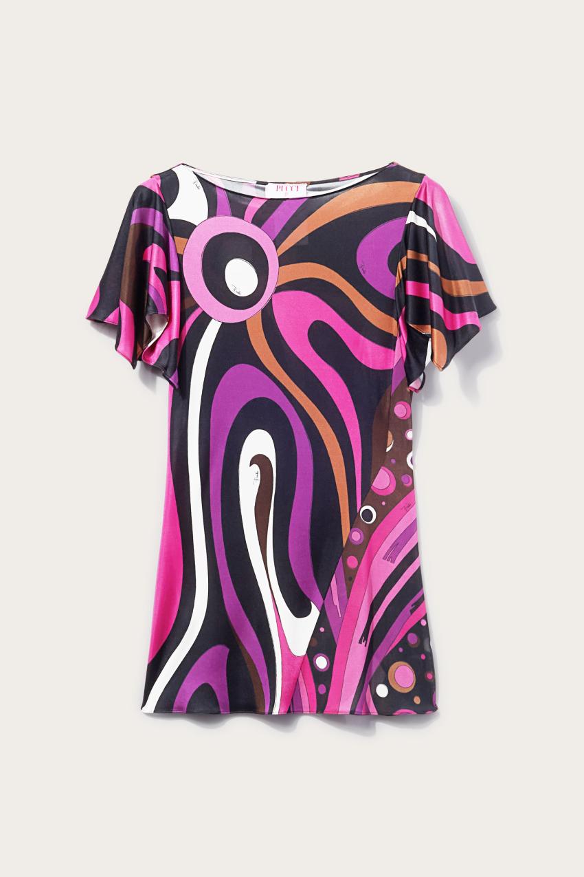 PUCCI Marmo-Print Top | Women Tops And Shirts