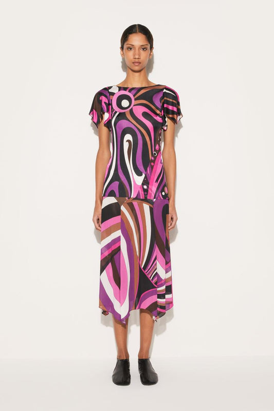 PUCCI Marmo-Print Top | Women Tops And Shirts