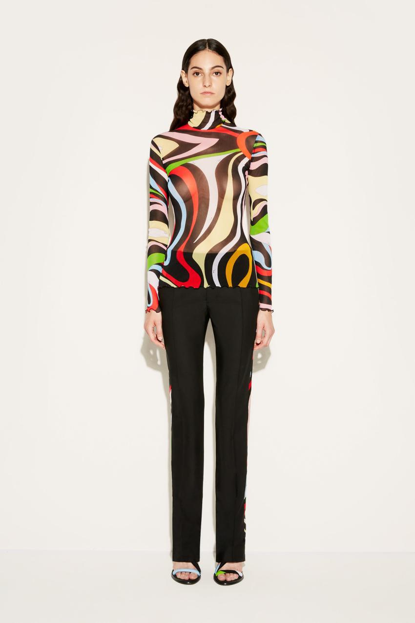 PUCCI Marmo-Print Top | Women Tops And Shirts