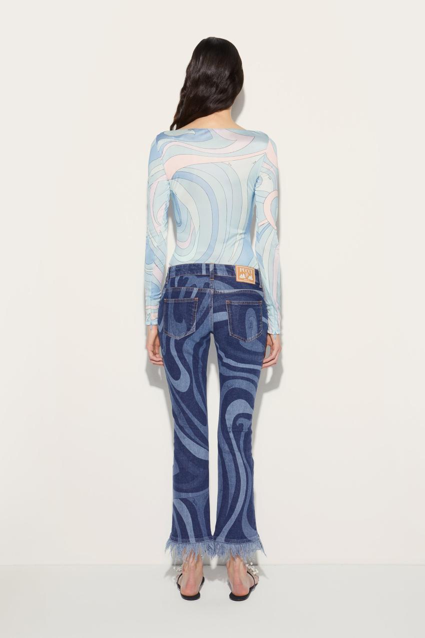 PUCCI Marmo-Print Top | Women Tops And Shirts