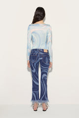 PUCCI Marmo-Print Top | Women Tops And Shirts