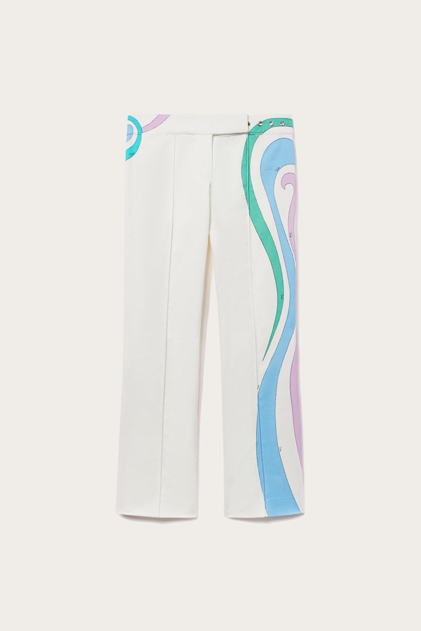 PUCCI Marmo-Print Trousers | Women Pants And Shorts