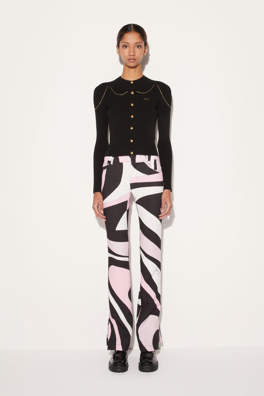 PUCCI Marmo-Print Trousers | Women Pants And Shorts