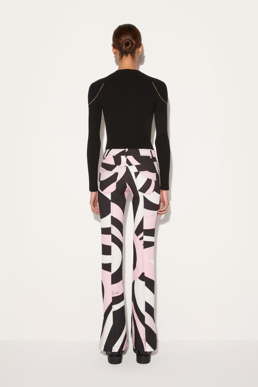 PUCCI Marmo-Print Trousers | Women Pants And Shorts