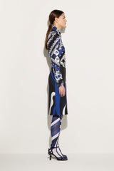 PUCCI Marmo-Print Wrap Skirt | Women Skirts