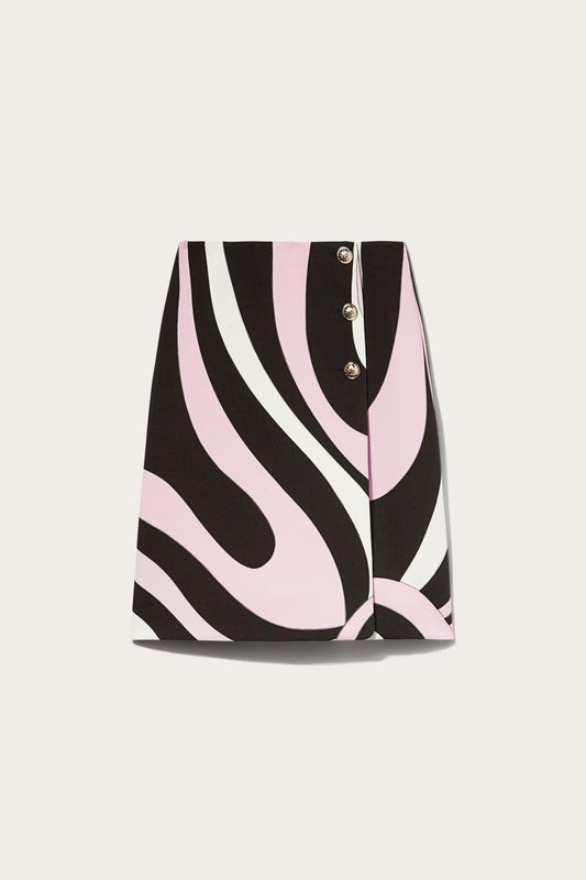 PUCCI Marmo-Print Wrap Skirt | Women Skirts