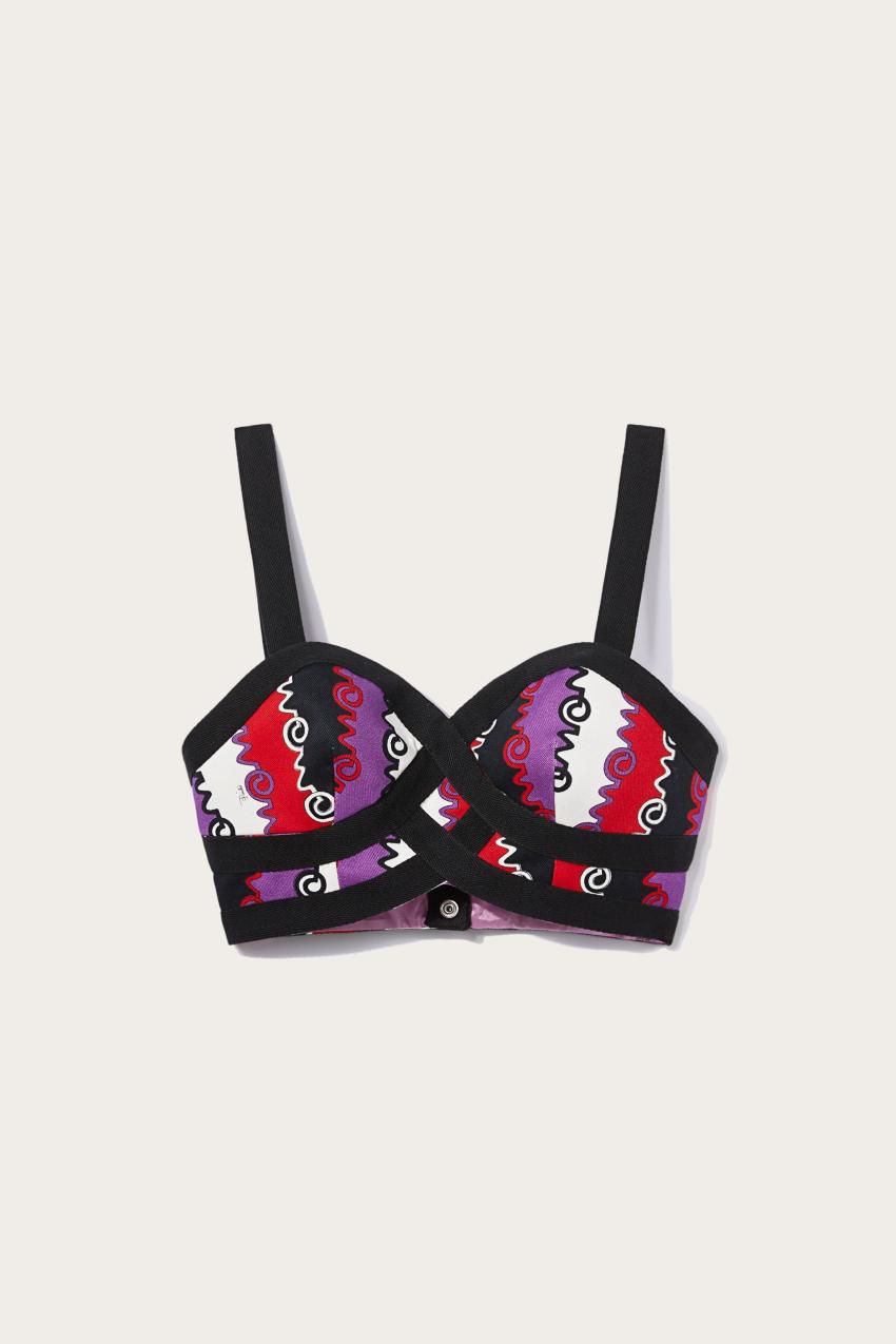 PUCCI Micro Chiave-Print Top | Women Tops And Shirts